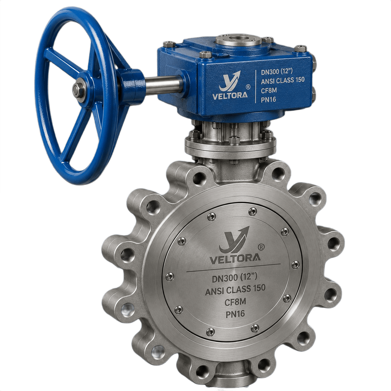 Industrial butterfly valve by VELTORA